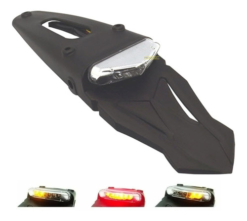 Faro Trasero Moto Led Giro Integrado Colin Dr Drz Rmx Rm Tm