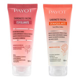 Kit 2 Sabonetes Faciais Esfoliante + Demaquilante Payot