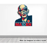 Vinil Sticker Pared 60cm Lado Iron Maiden Modld0012