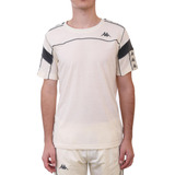 Remera Kappa Hombre Beige