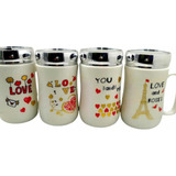 Mugs Tazas Tapa Espejo Love - You And Me, Y Más