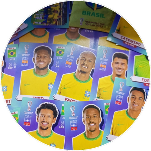 Brasil - Lamina Original Álbum Mundial Qatar 2022