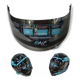 Mica Iridium Espejo Cromo Cascos R7 Agv K1 K3 Half Hro