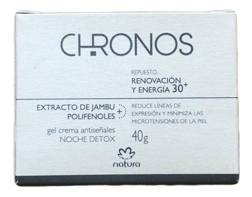 Natura Chronos Repuesto Crema Noche Anti Señales 30 + 40 G