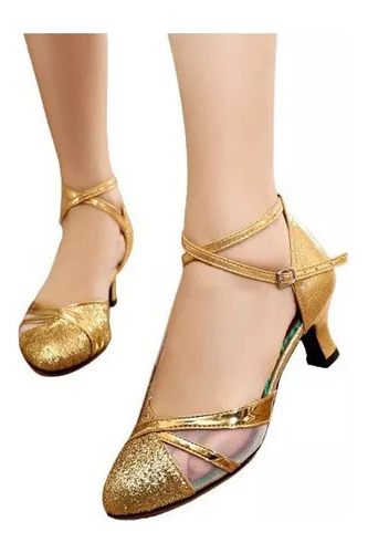 Zapatos De Baile Latino Tango Ballroom Para Mujer