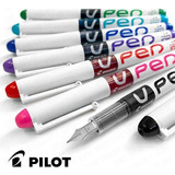 Pluma Pilot Vpen Lapicera A Fuente Tinta Japon Descartable Color De La Tinta Negro Color Del Exterior Blanco