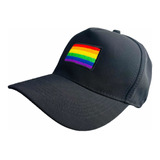 Gorra Bordada Beisbolera Pride Gay Bandera Lgbt+ Trans Bi
