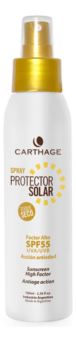 Protector Solar Textura Ligera Toque Seco Spf55 Carthage