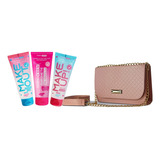 Kit Skin Care Infantil Rosa Mosqueta Bolsa Feminina Pequena