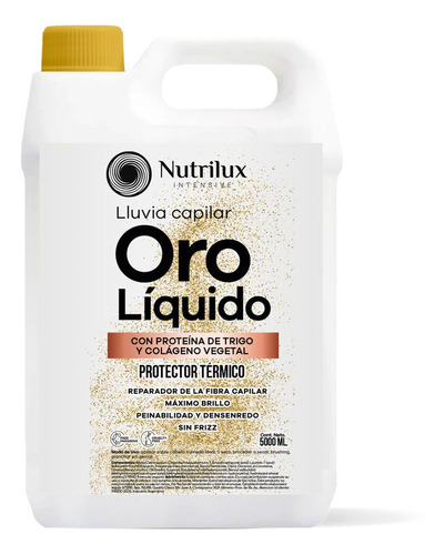 Protector Termico 5 Litros  Oro Liquido  Unico! Colageno