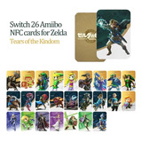 26 Tarjetas Amiibo Nfc De Switch Para Zelda Tears Of The Kin