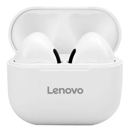 Auriculares Inalámbricos Bluetooth Lenovo Lp40 Blanco 