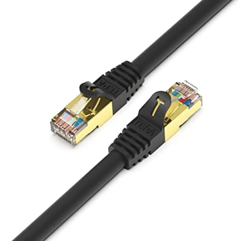 Patch Cord Cat7 2m Cable Flat Color Negro