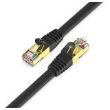 Patch Cord Cat7 2m Cable Flat Color Negro