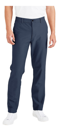 Pantalón Hombre Comfort Knit Chino Slim Fit Azul Dockers