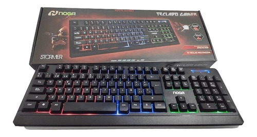 Teclado Gamer Tradicional Retroiluminado Reforzado Usb