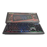 Teclado Gamer Tradicional Retroiluminado Reforzado Usb