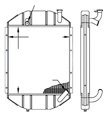 Radiador Mercedes Benz 1517/1518 Facorsa Rc3070fa