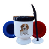 Mate Plastico Perro Beagle Bebe Tierno