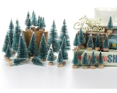 12 Mini Arvores De Natal Pinheiro Natalino De Luxo Decoração