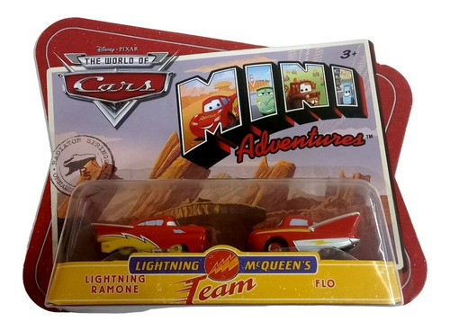 Mattel Cars Mini Adventures Ramon & Flo Team Rayo Mcqueen