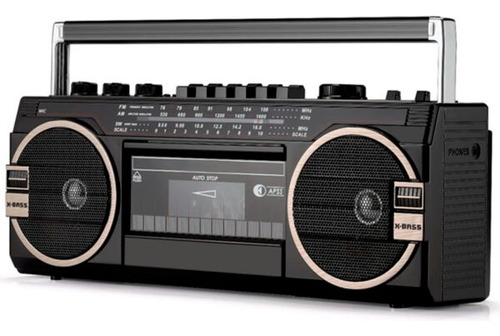 Radio Cassette 80´s Usb Sd Ap02054 Electrotom