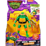 Tortugas Ninja Figura Michelangelo Shouts C/ Sonido