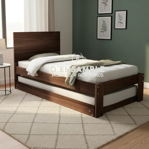 Cama Canguro, Box Doble Base Individual Litera ( Duplex )