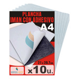 Planchas A4 Imantadas Adhesivo  X10 Para Sovuenir Foto Iman