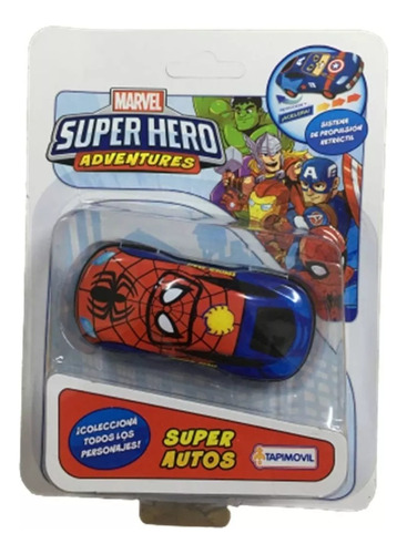 Super Autos A Fricción Coleccion Marvel Avengers Disney 