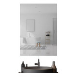 Espejo Rectangular De Lujo 50x70 Cm Para Tocador O Baño