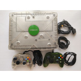 Microsoft Xbox Green Edition Crystal 160gb + 2 Controles