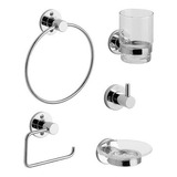 Set  Accesorios Baño 5 Piezas Fv Arizona 179.05/b1-cr