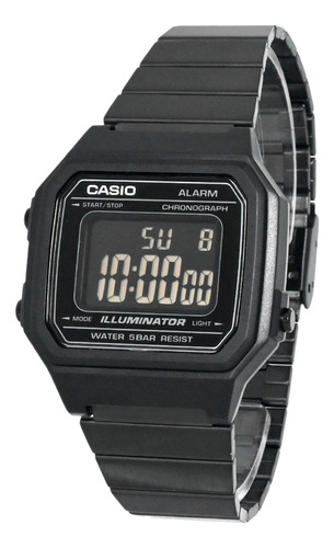 Relógio Casio Feminino Vintage B650wb 1bdf Preto Digital