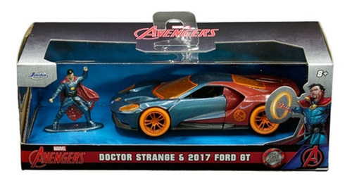 Jada 1:32 2017 Ford Gt Figura Dr. Strange Avengers Caja