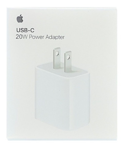Cargador Original Apple 20w Usb-c Carga Rapida iPhone 12