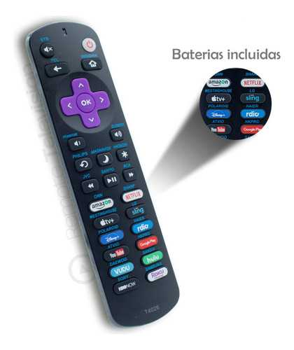 Control Remoto Para Roku Tv Universal