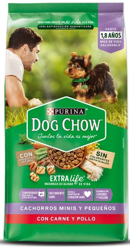 Dog Chow Cachorros Minis Y Pequeños 8 Kg 