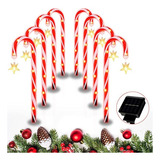 Outdoor Solar Cane Led Christmas Light 8pcs- 2024