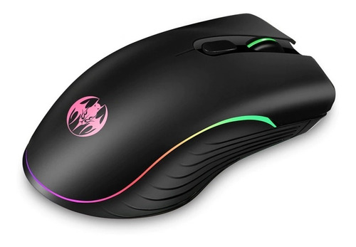 Mouse Gamer Mt14 Inalambrico 1600 Dpi Recargable 6 Botones