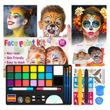 Kit De Maquillaje Pintura Pintacaritas Body Paint