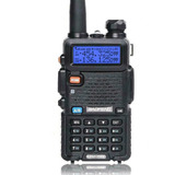 Radio Ht Baofeng Uv-5r De Doble Banda, Color Negro