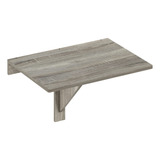 Furinno Mesa Plegable De Montaje En Pared Hermite, Roble Fra