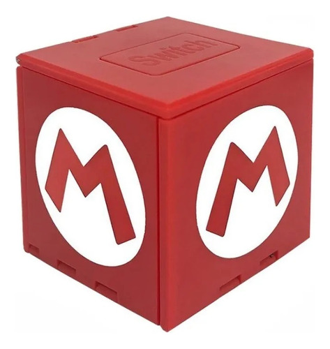 Case 16 Jogos Nintendo Switch Cubo Super Mario/interrogação