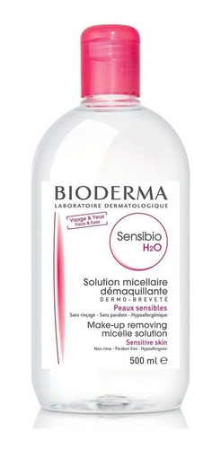 Sensibio H2o Solução Micelar Demaquilante Sensível 500ml