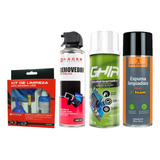 Kit Limpieza Pc 4 Pz Aire Comprim Microfibra Alcohol Isopro