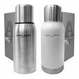 Termo Acero Inoxidable Explorer 750 Ml Pico Cebador Blanco