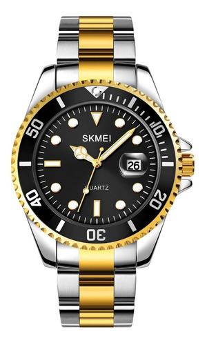 Reloj Hombre Skmei 1779 Calendario Rolex Submariner Style