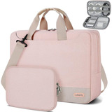 Portátil Portafolio Mujer Bolsa Rosa Impermeable Tela Oxford