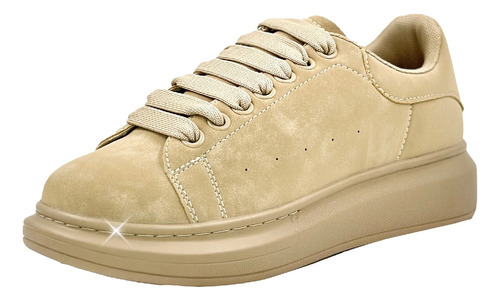 Zapatilla Hombre Vestir Gamuza Premium Paul Kevingston Beige